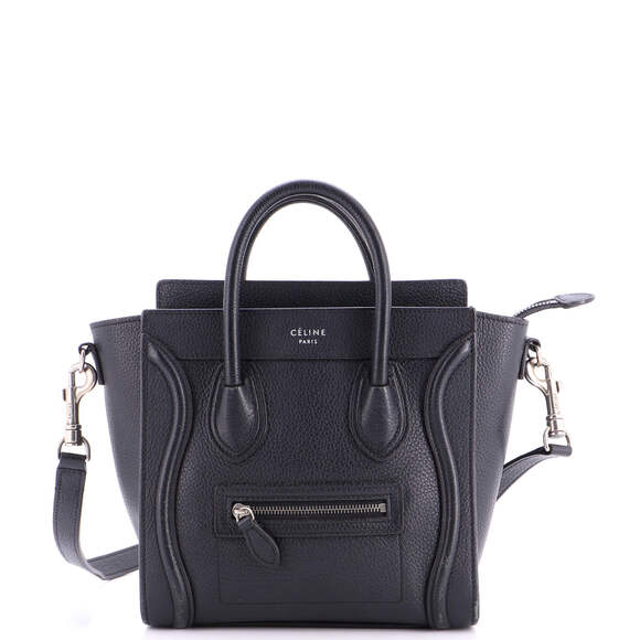 Celine Luggage Bag Grainy Leather Nano #243438C12B